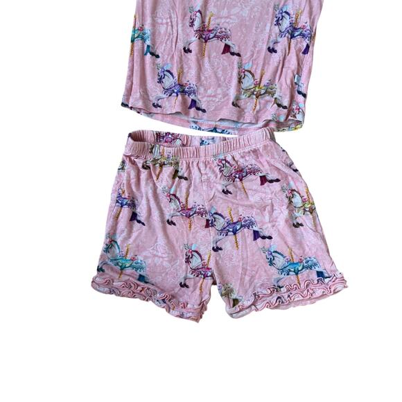 Posh Peanut carousel horse pajama set - Picture 3 of 3
